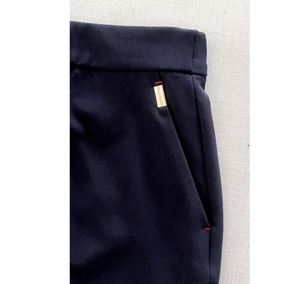 Tommy Hilfiger Sz 14 Sloane Pant Navy Slim Office Tailored Stretch Versatile - Picture 7 of 11